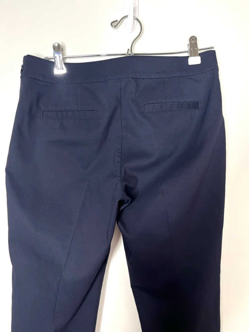 Tory Burch Navy High-Waist Slim Trousers Navy Size 4
